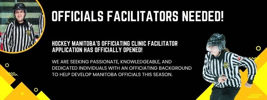 Officials Facilitators Recruitment Website Banner
